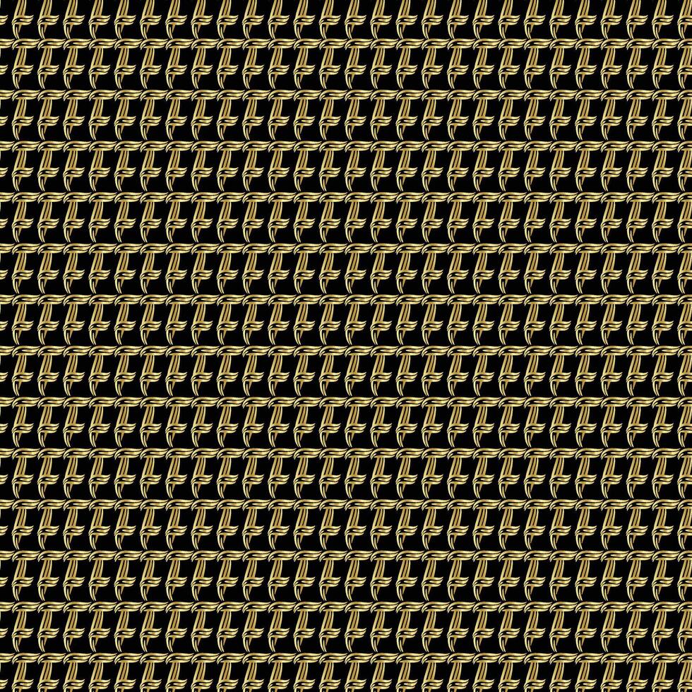 Golden Seamless geometric pattern. Abstract background. Vector Illustration.