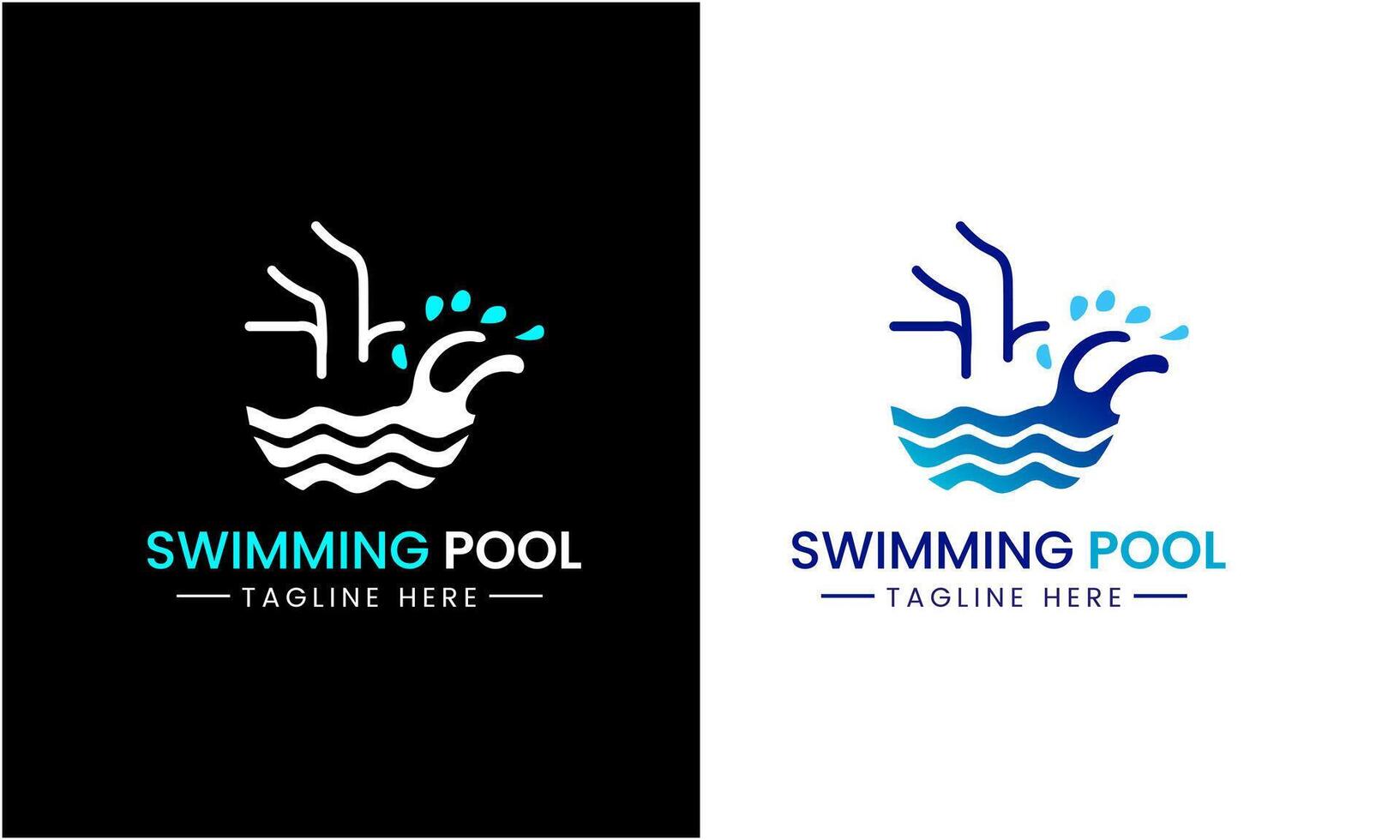 AI generated Swimming pool symbol icon logo vector concept Water Sea