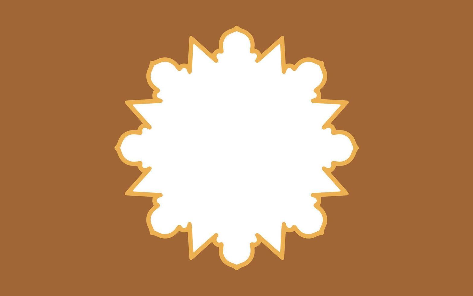Eid Al Fitr Frame Background vector