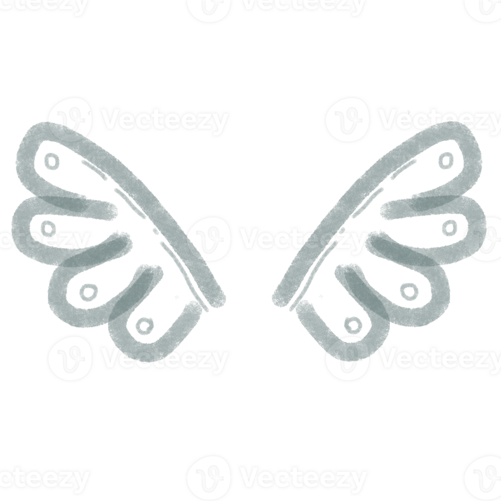 line of wing so cute png