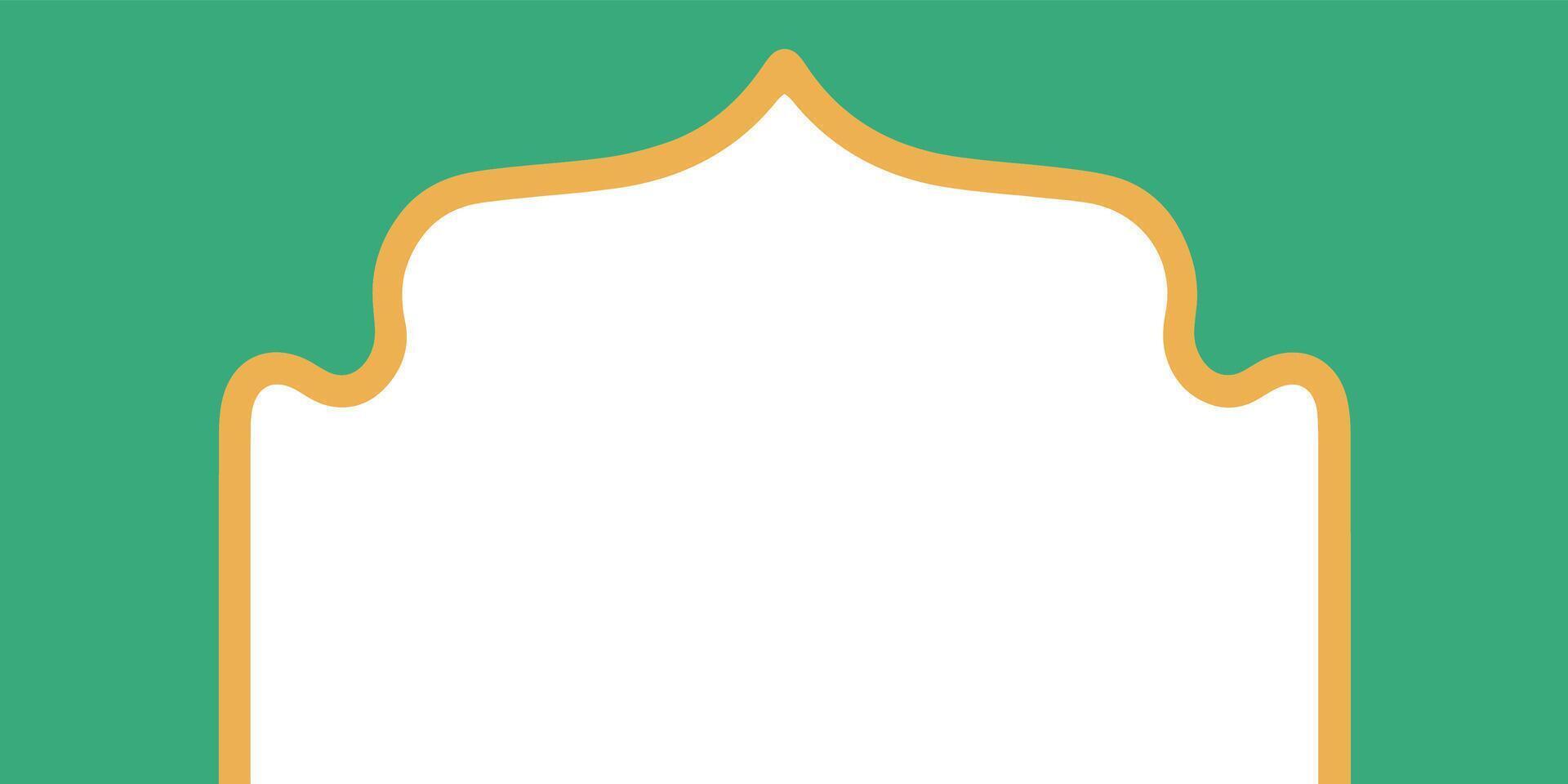 Eid Al Fitr Frame Background vector