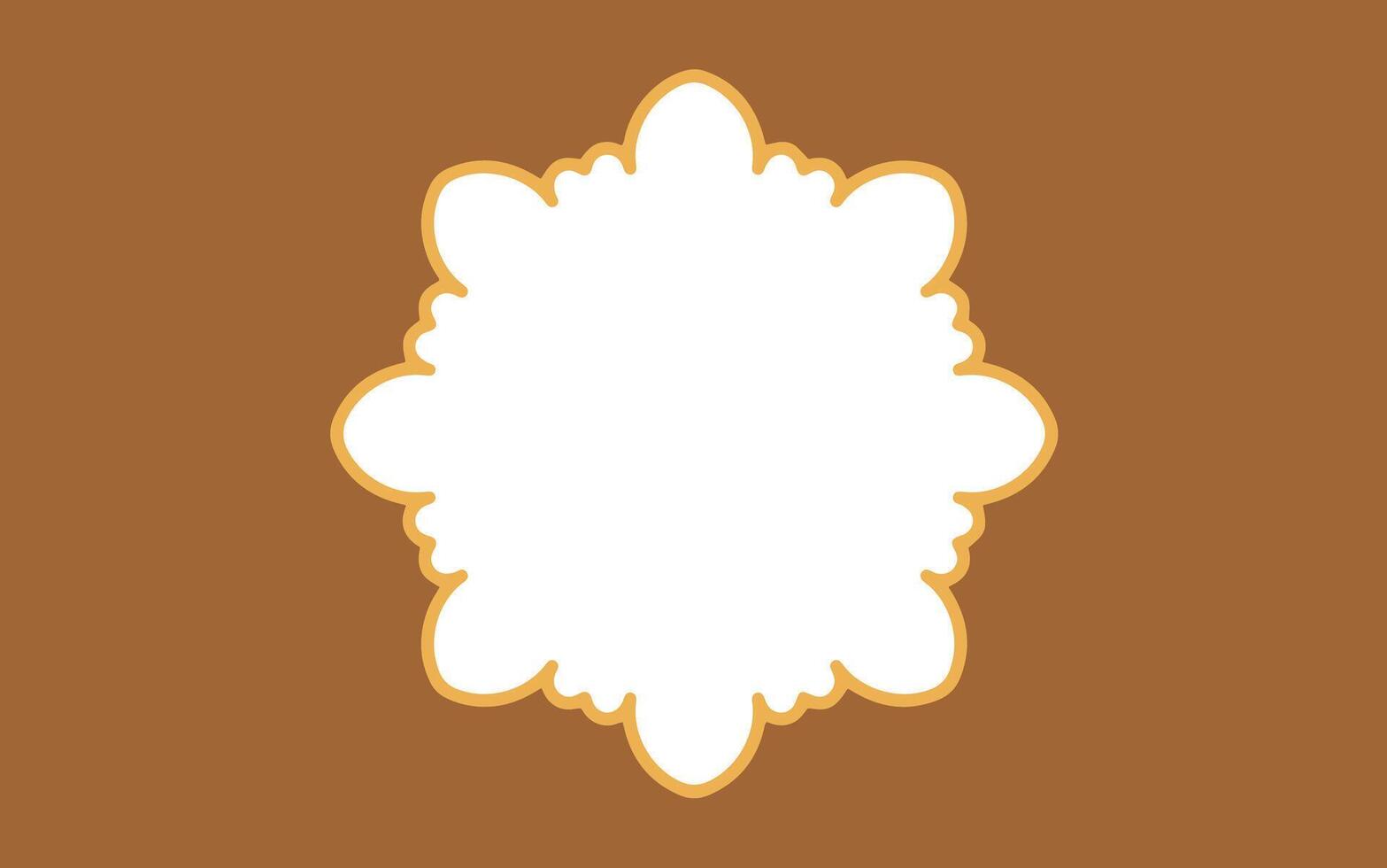 Eid Al Fitr Frame Background vector