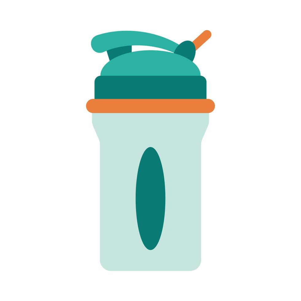 Sports bottle hydro flask water. Sport water bottle vector illustration colorful.