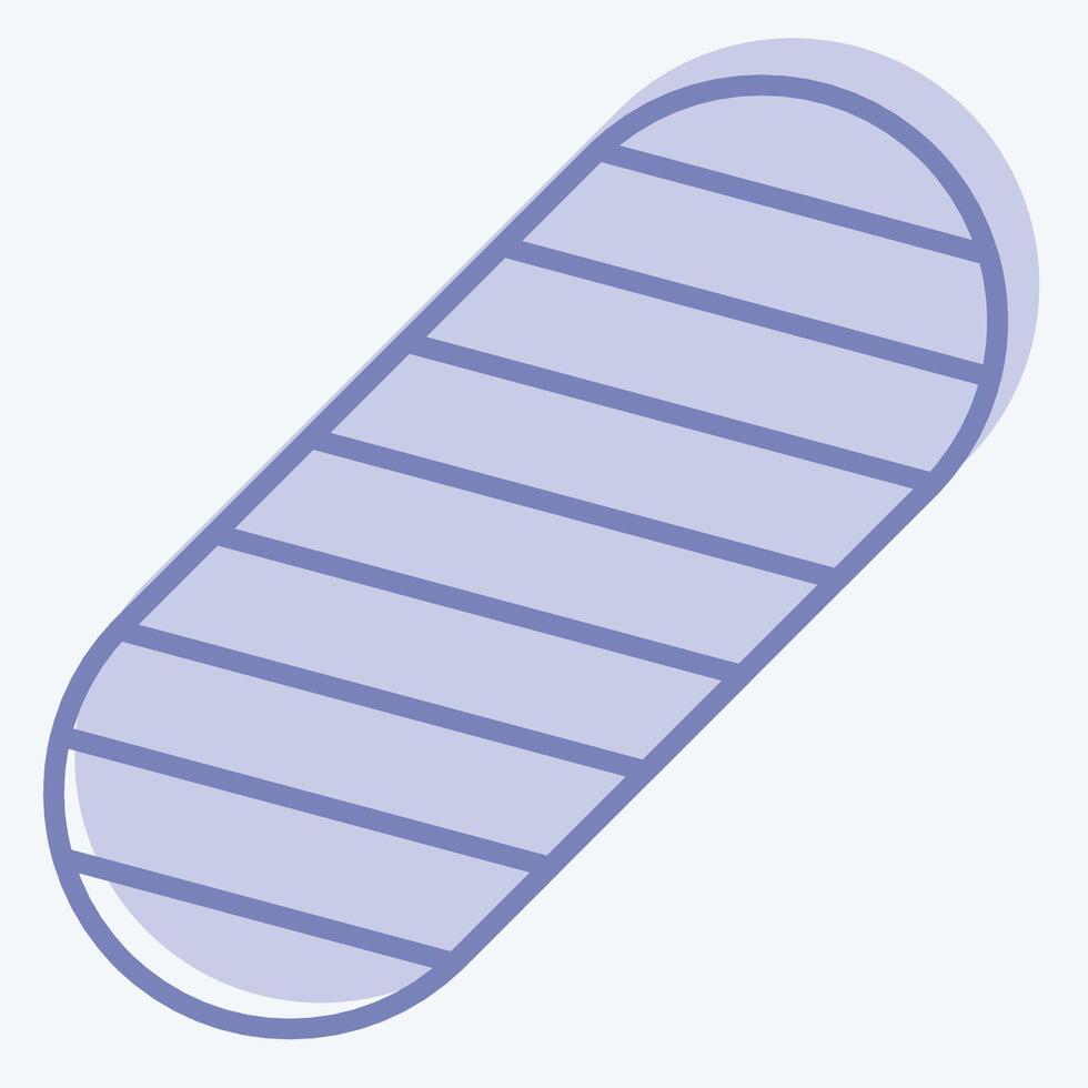 Icon Griptape. related to Skating symbol. two tone style. simple design illustration vector