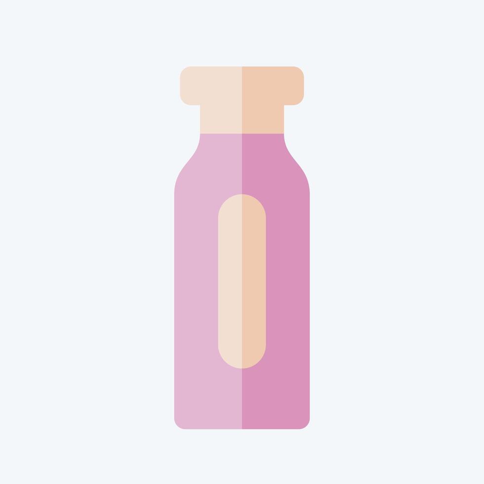 Icon Sport Bottle. related to Skating symbol. flat style. simple design illustration vector