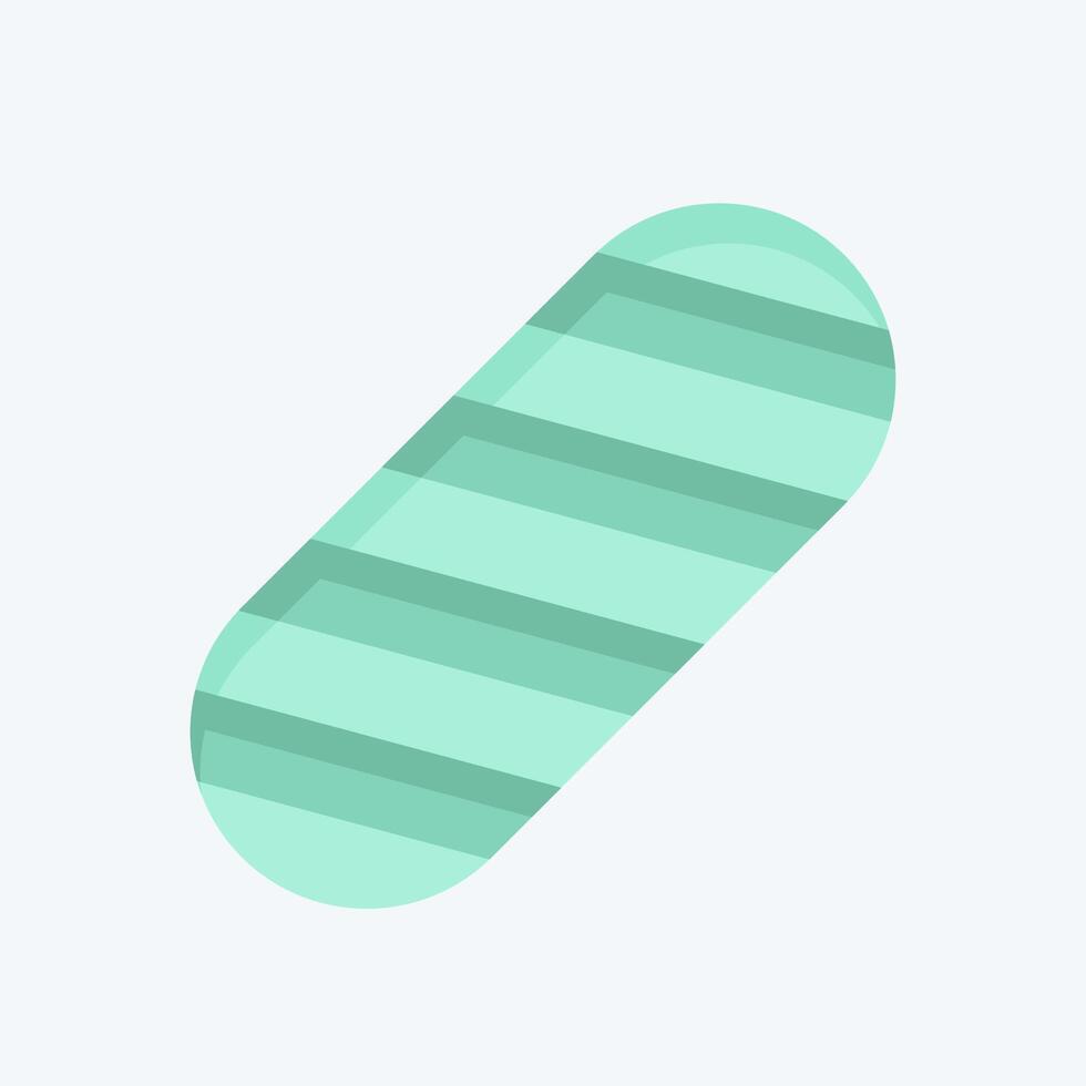 Icon Griptape. related to Skating symbol. flat style. simple design illustration vector