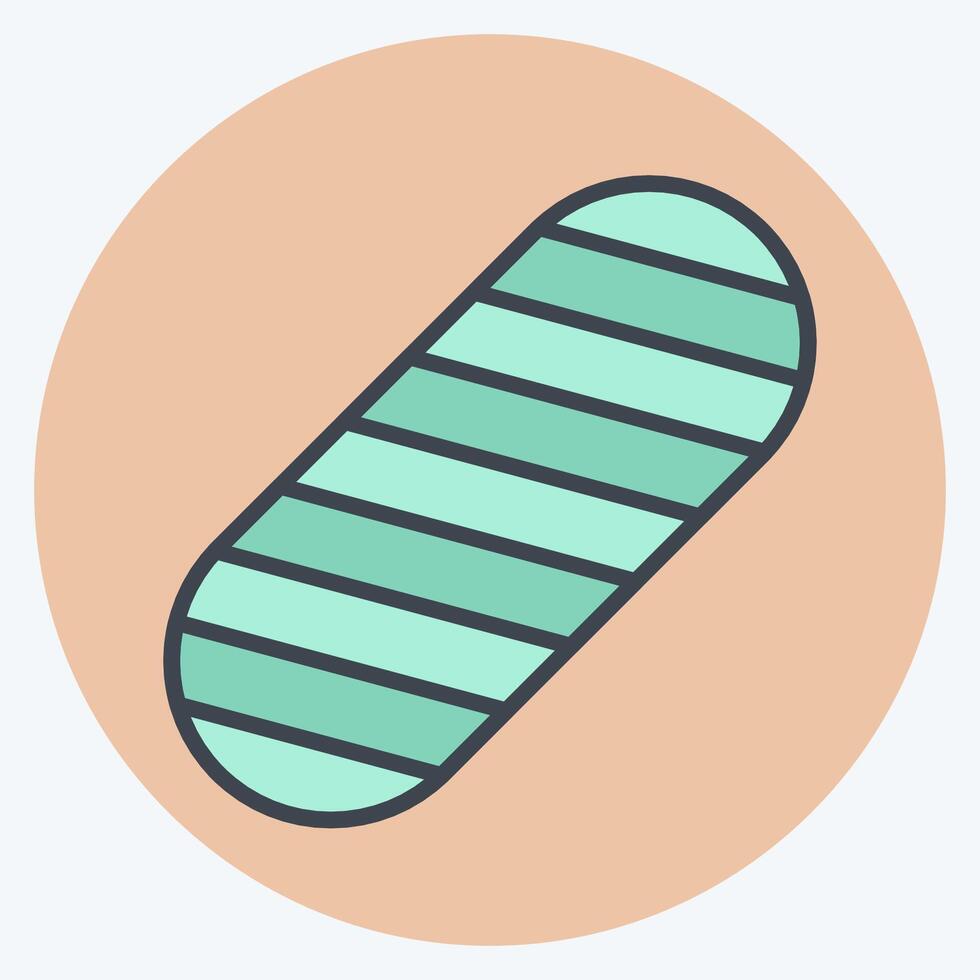 Icon Griptape. related to Skating symbol. color mate style. simple design illustration vector