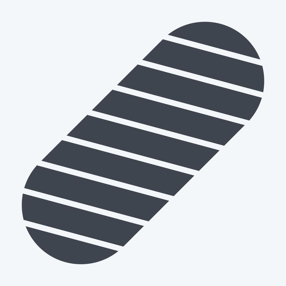 Icon Griptape. related to Skating symbol. glyph style. simple design illustration vector