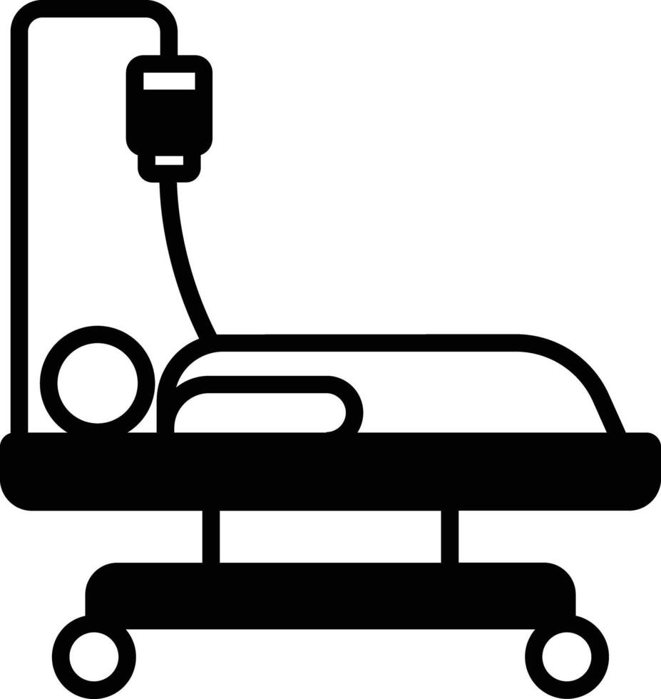 Care glyph and line vector illustration