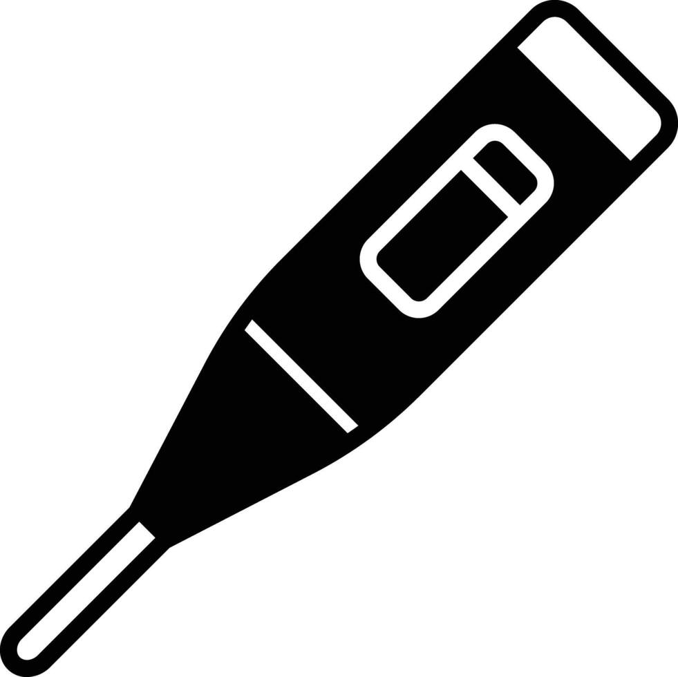 Temperature glyph and line vector illustration