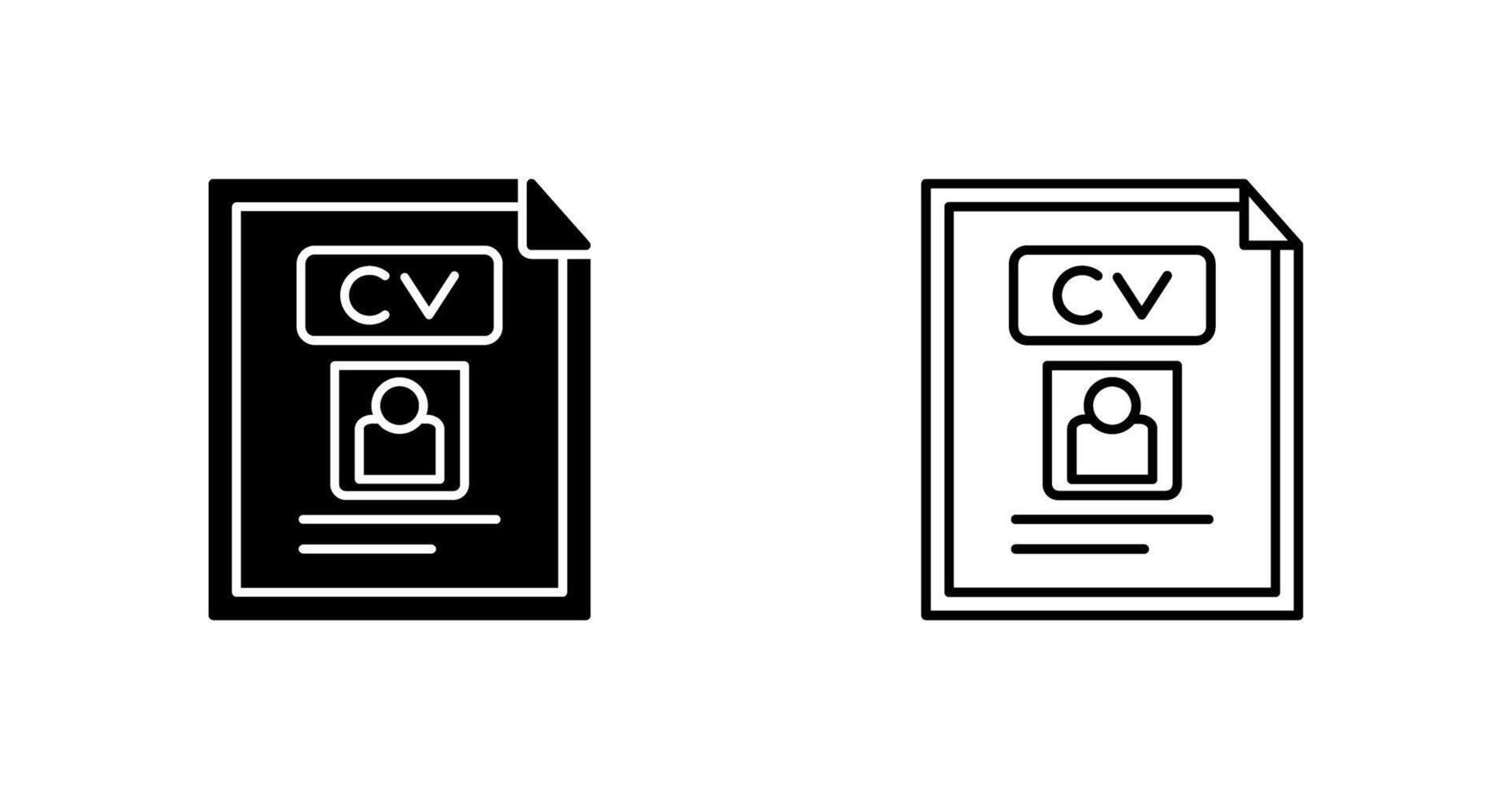 Resume Vector Icon