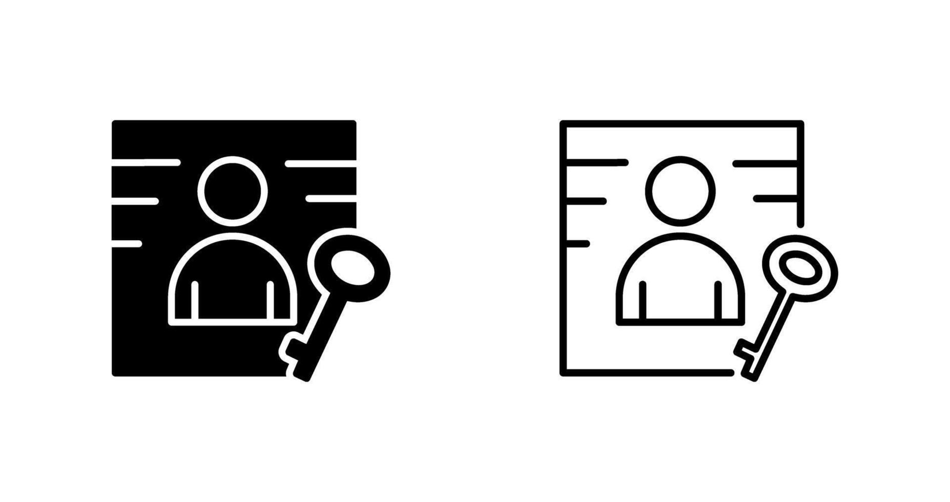 Business Key Vector Icon