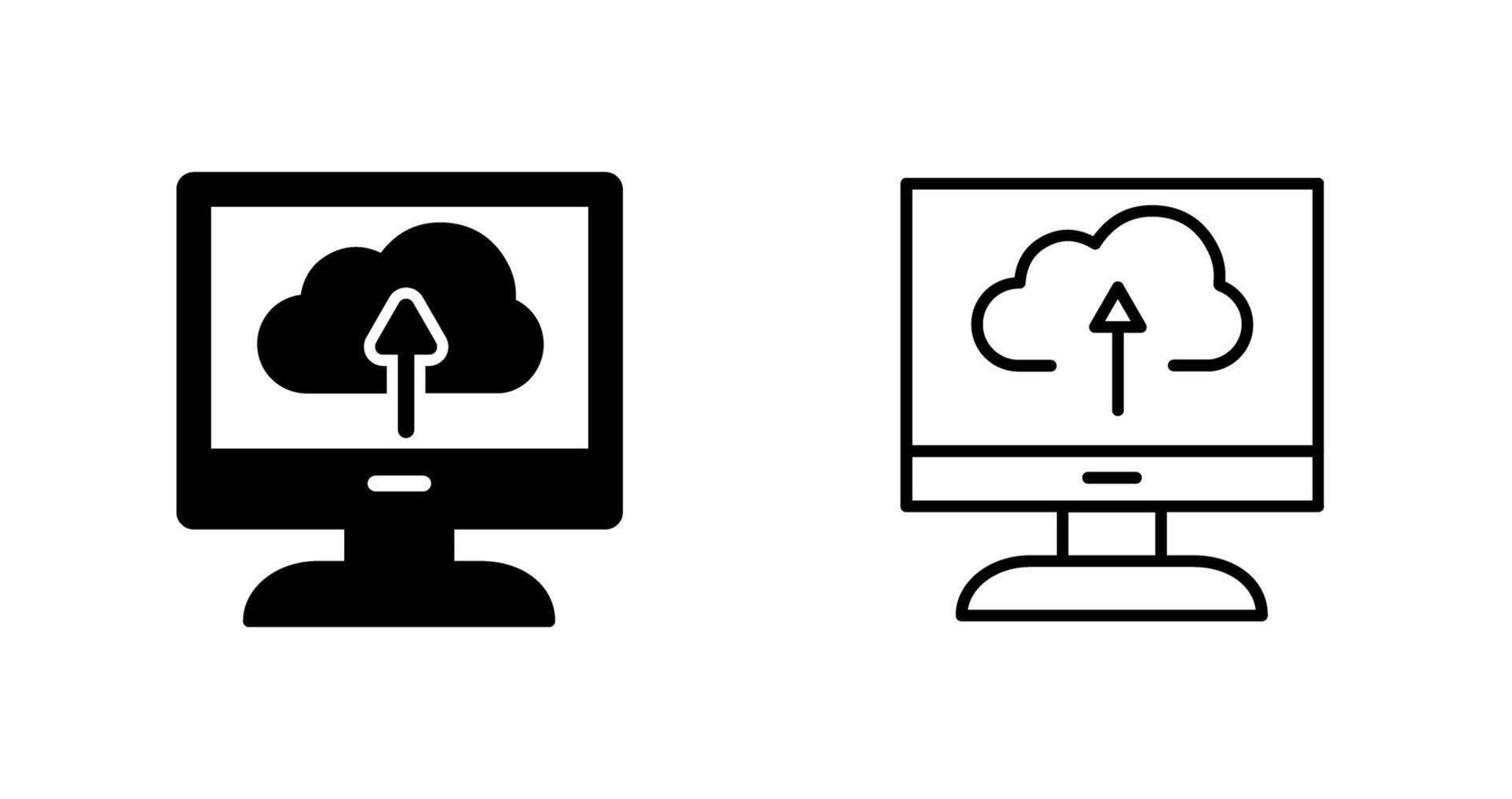 Cloud Backup Vector Icon