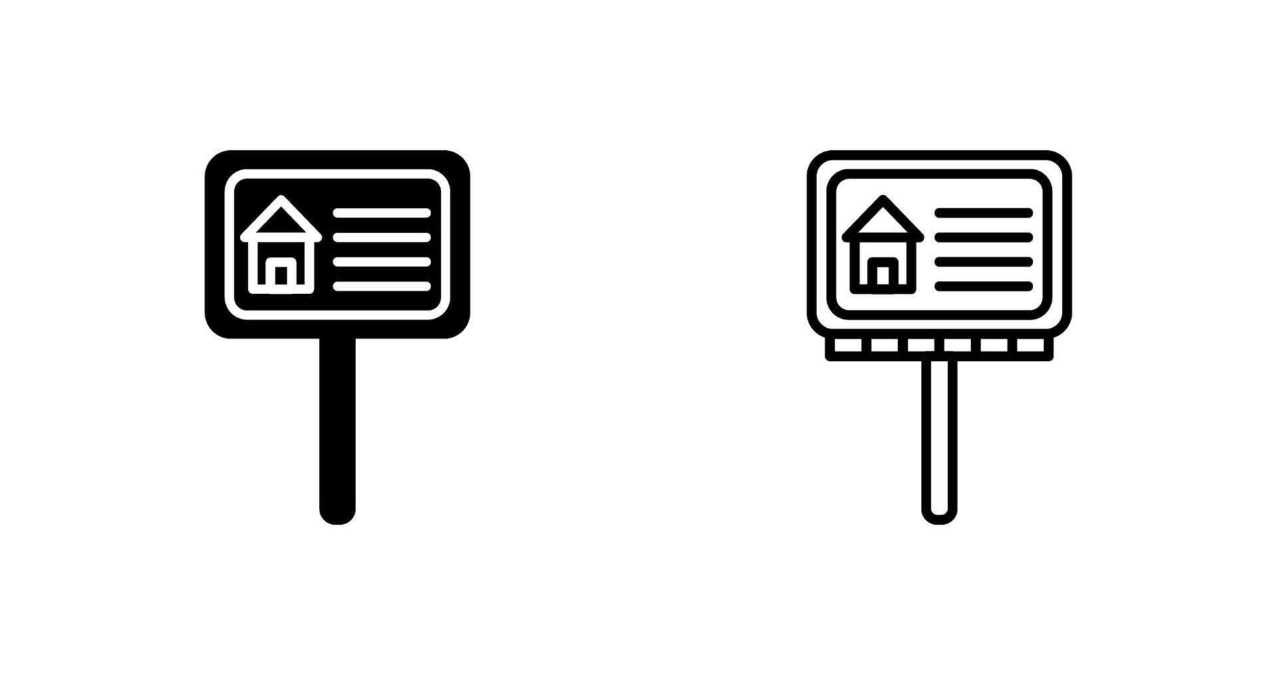 Billboard Vector Icon