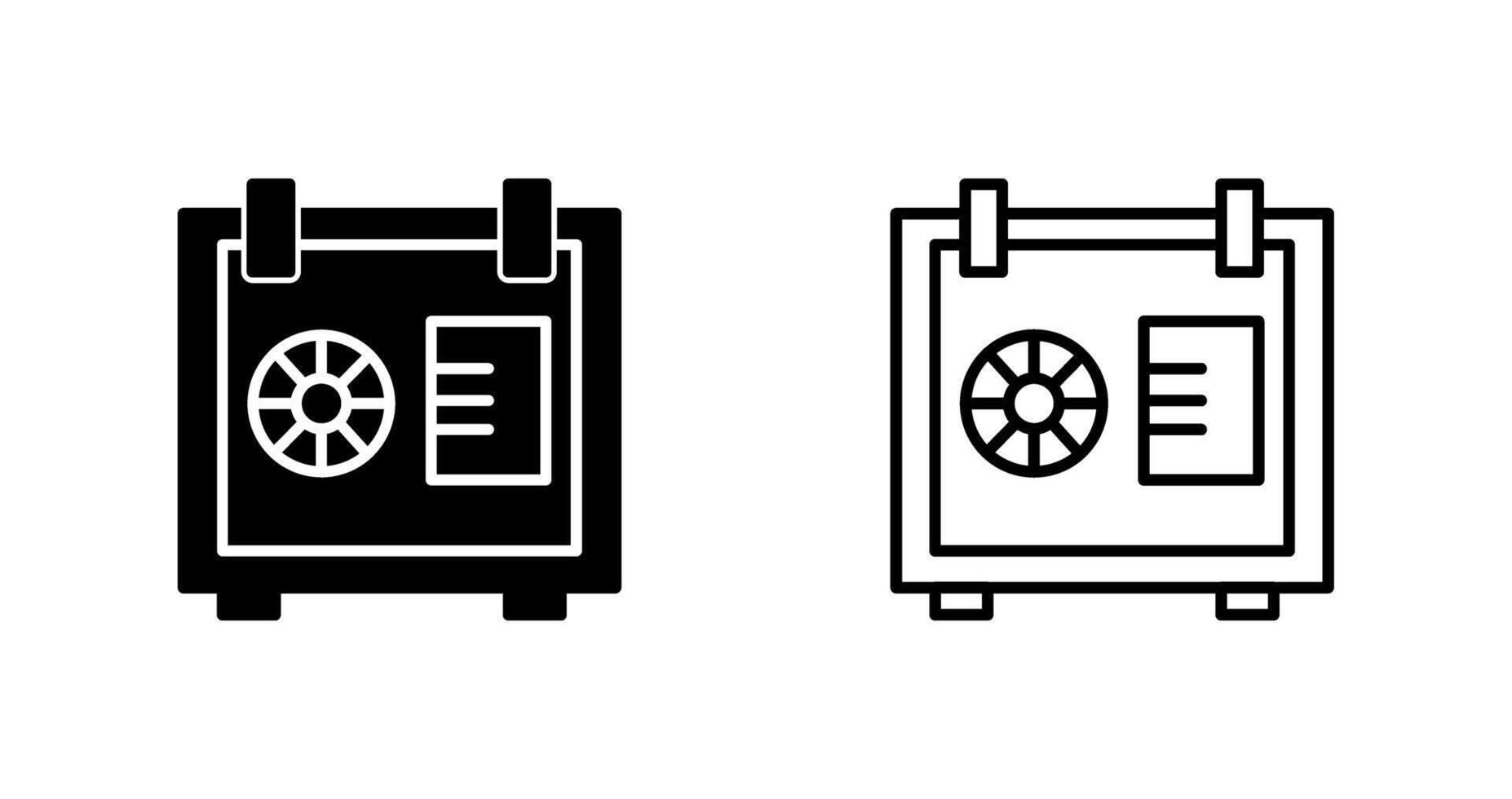 Safe Box Vector Icon