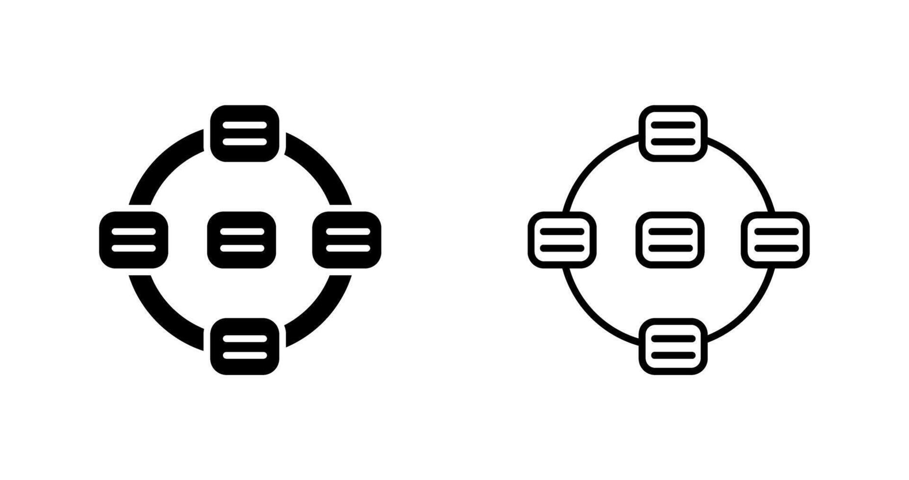 estrategia consulta vector icono