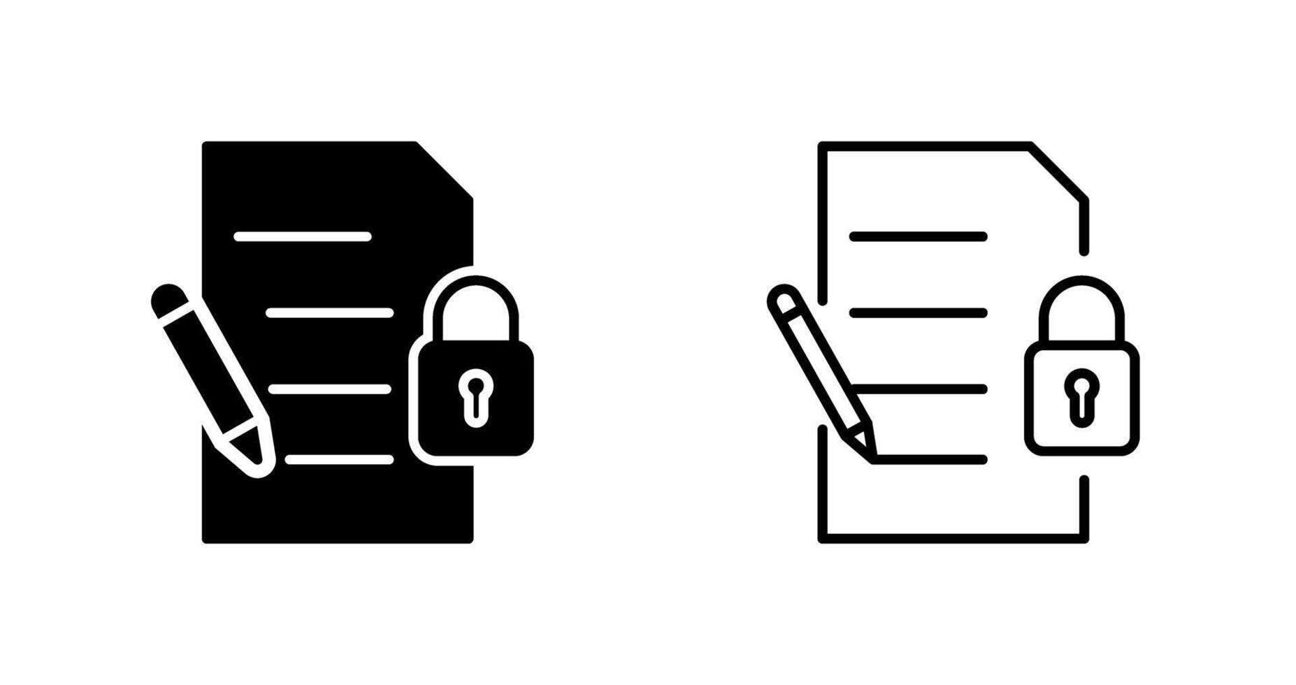 Confidentiality Vector Icon