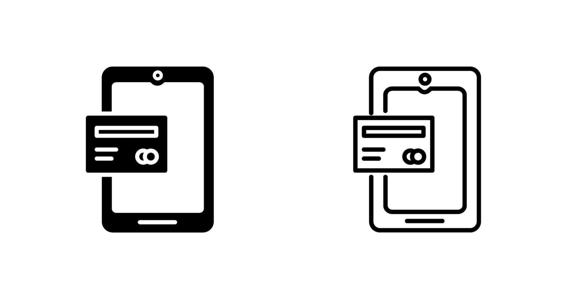 Mobile Banking Vector Icon