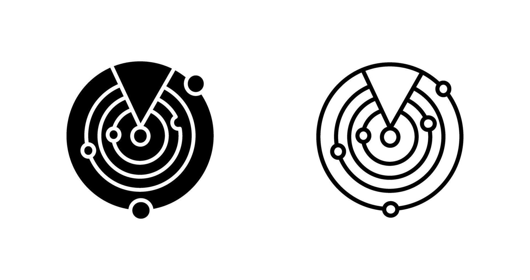 Radar Screen Vector Icon