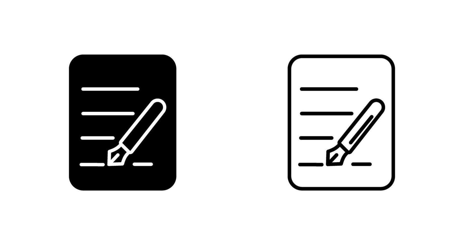 Fountain Pen Vector Icon