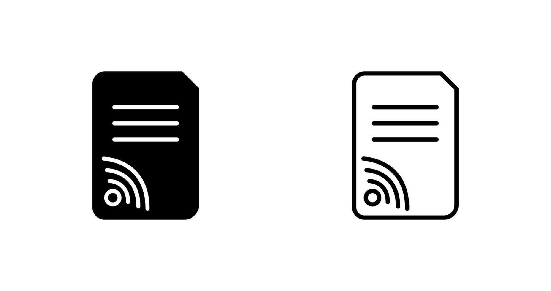 Wireless Vector Icon