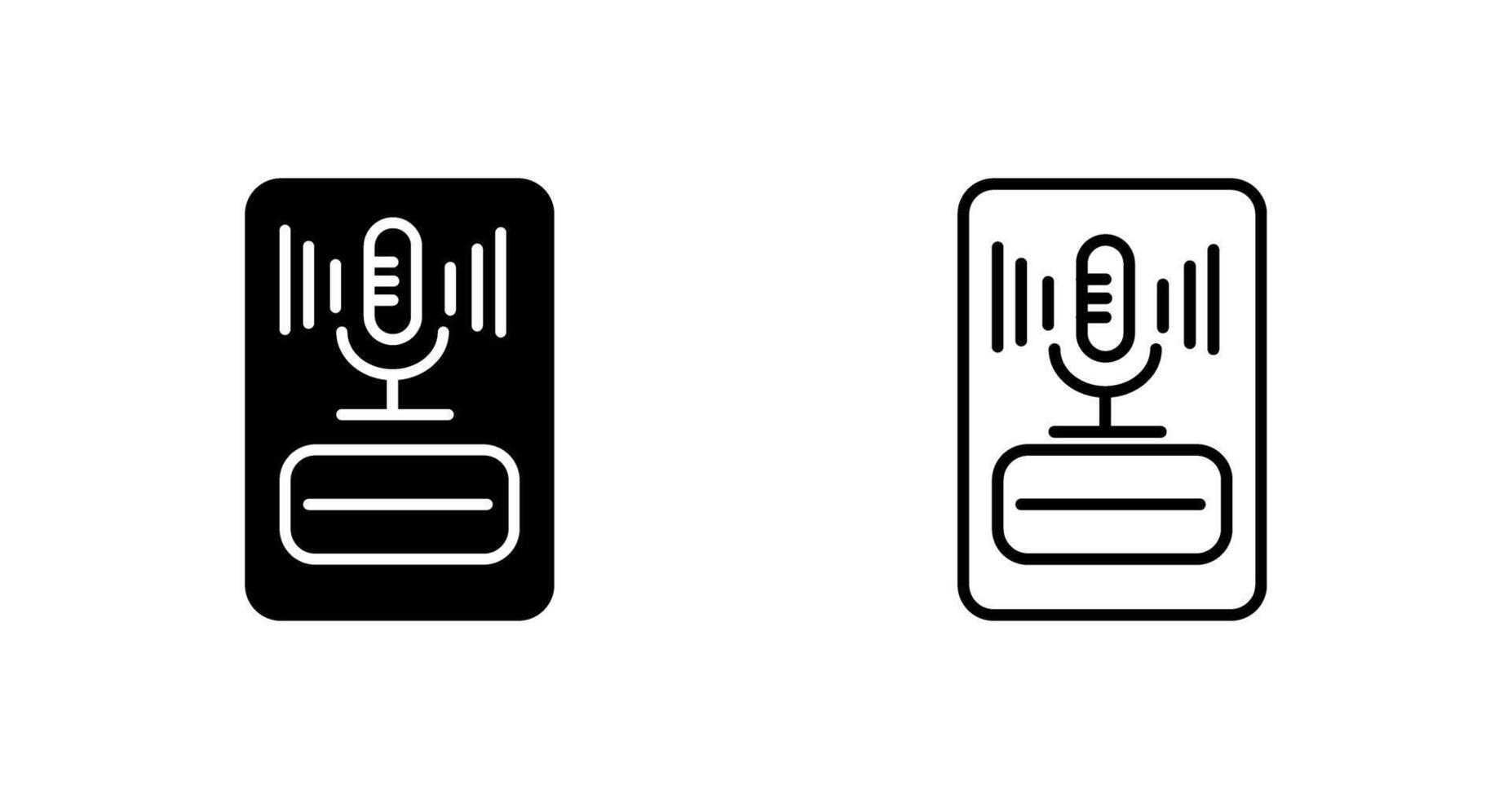 Microphone Vector Icon