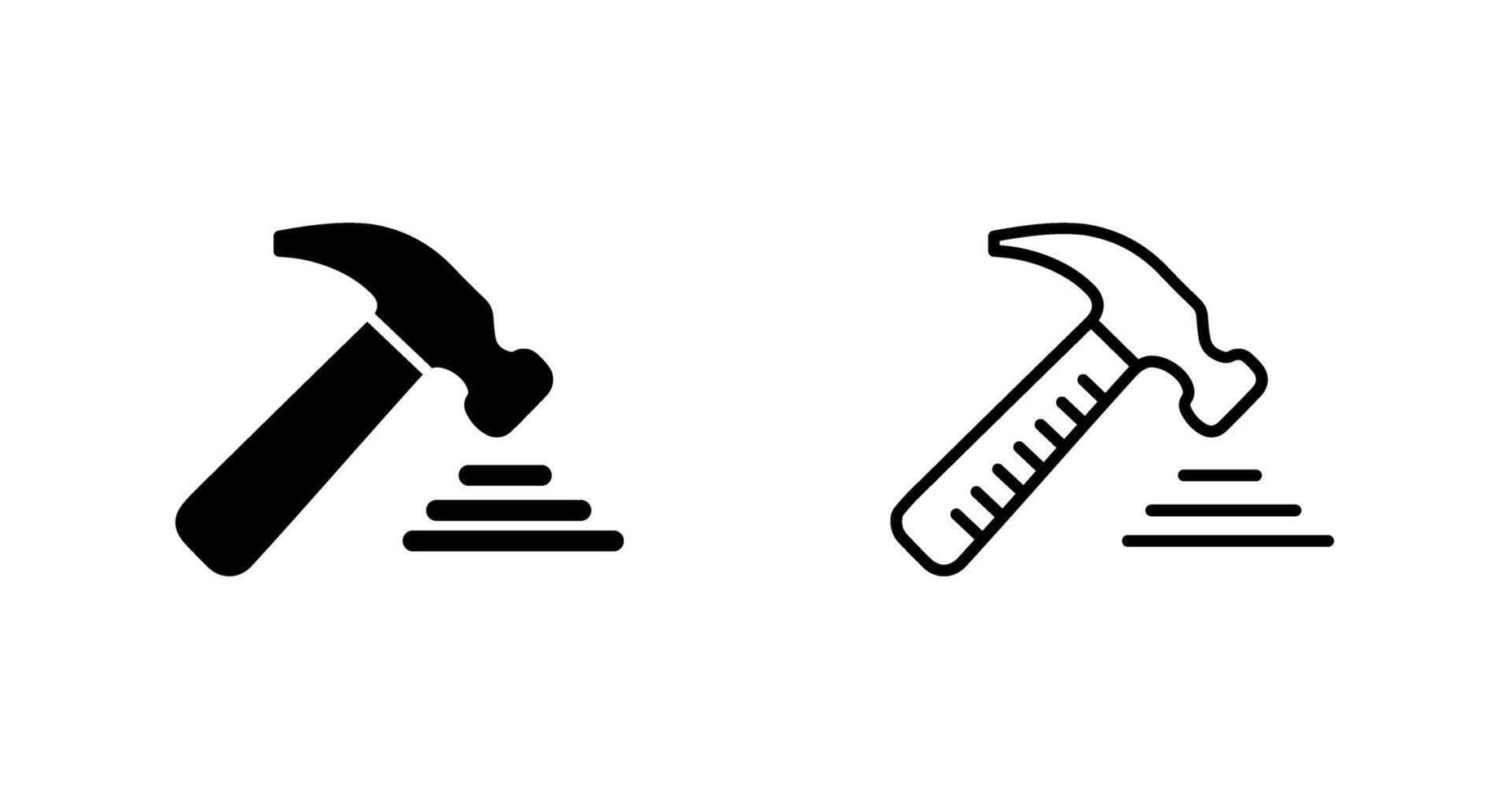 Hammer Tool Vector Icon