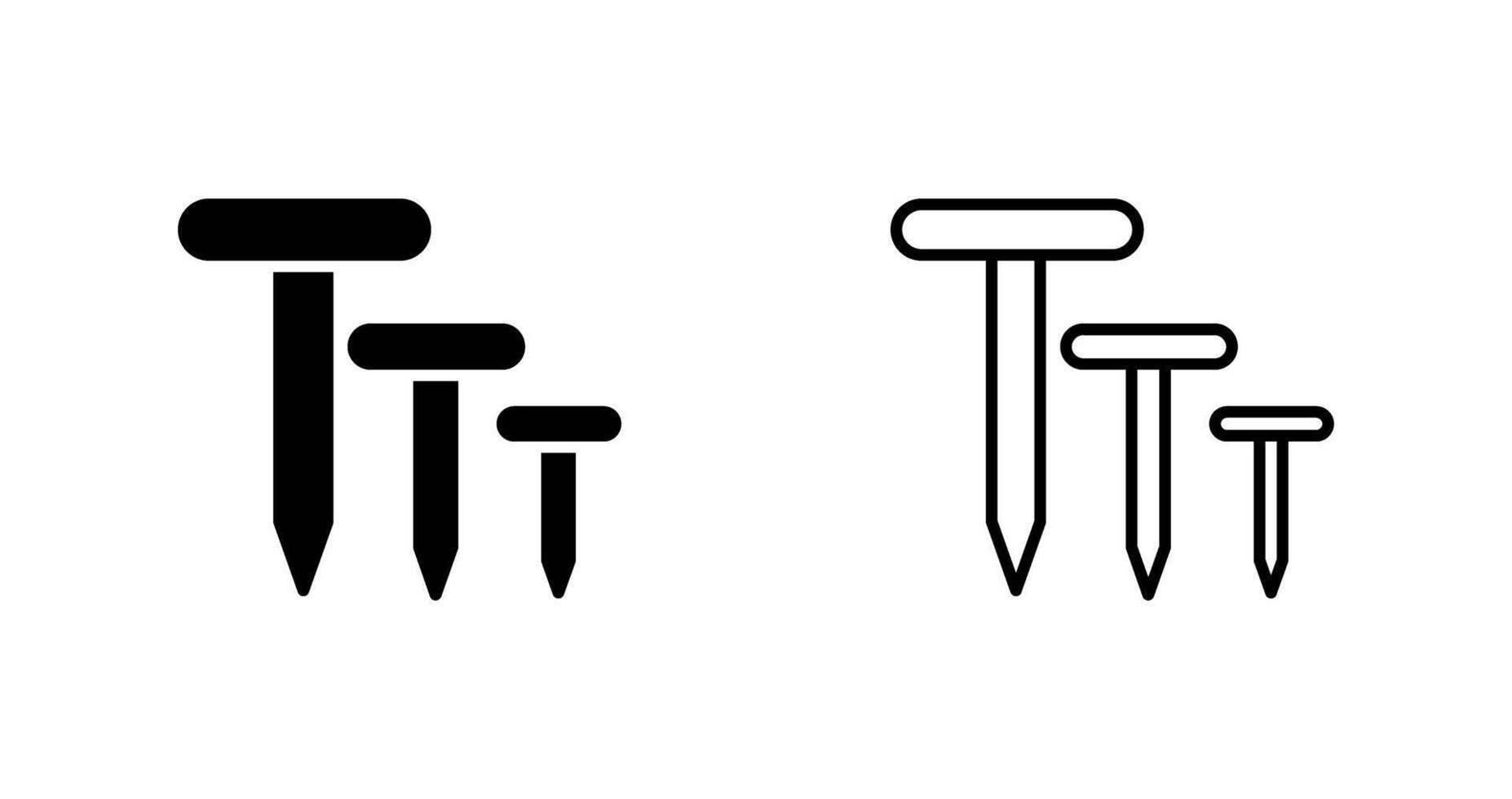 Nail Vector Icon
