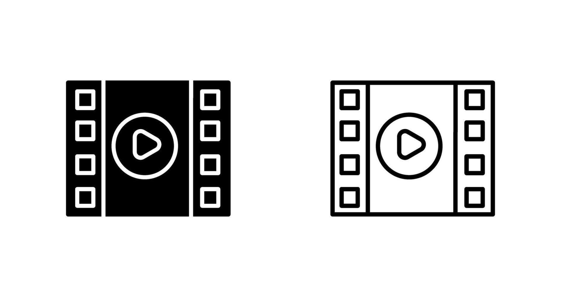 Video Play Vector Icon