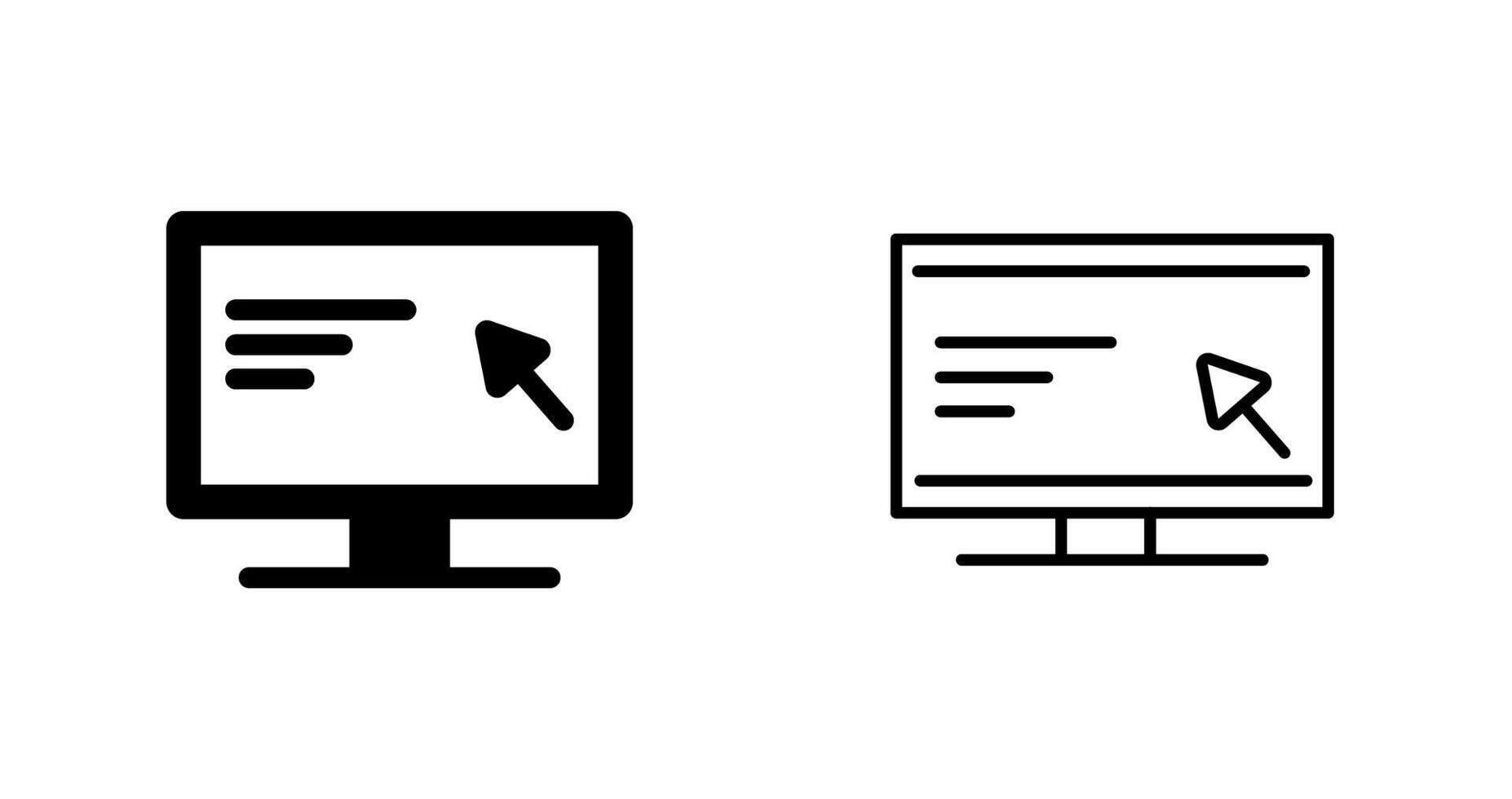 Screen Vector Icon