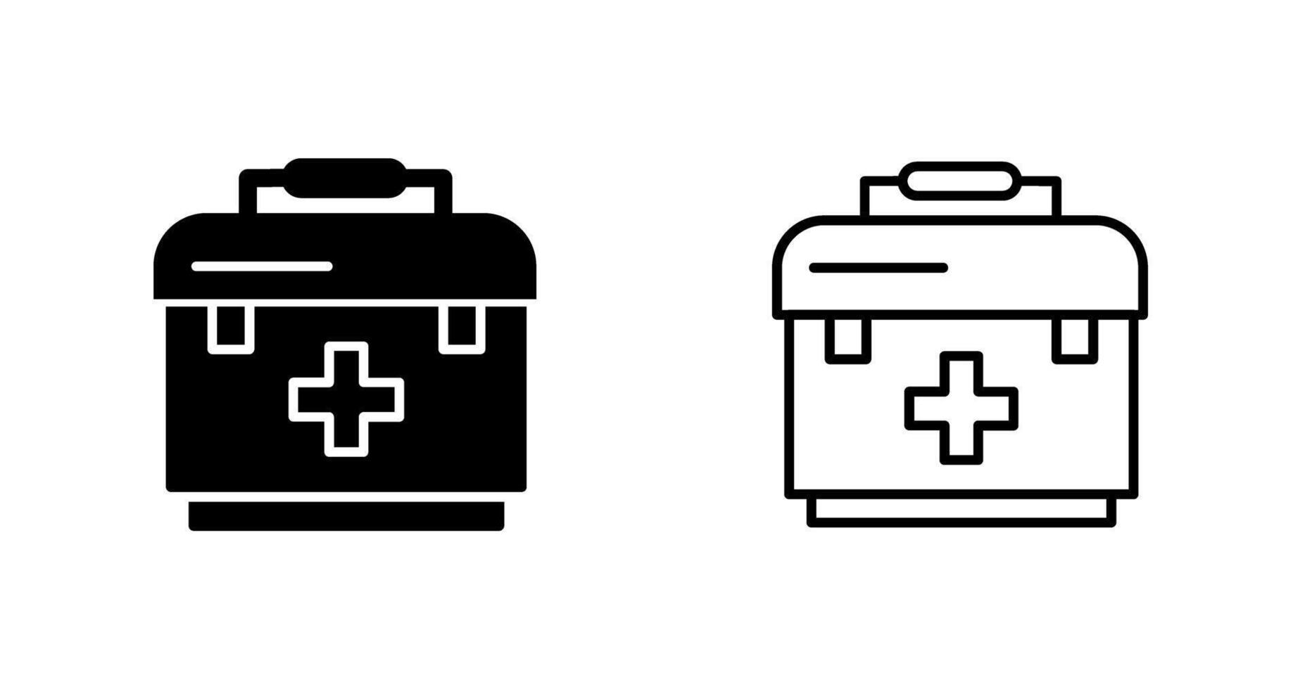 First Aid Bag Vector Icon