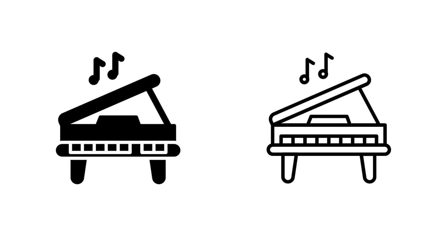 Piano Vector Icon