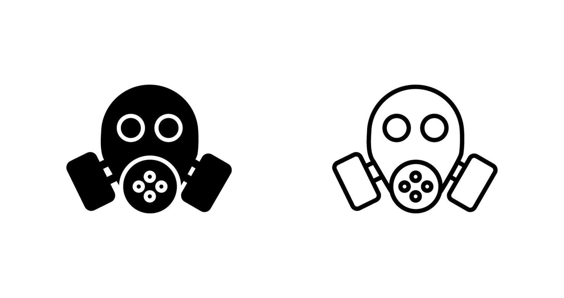 Gas Mask Vector Icon