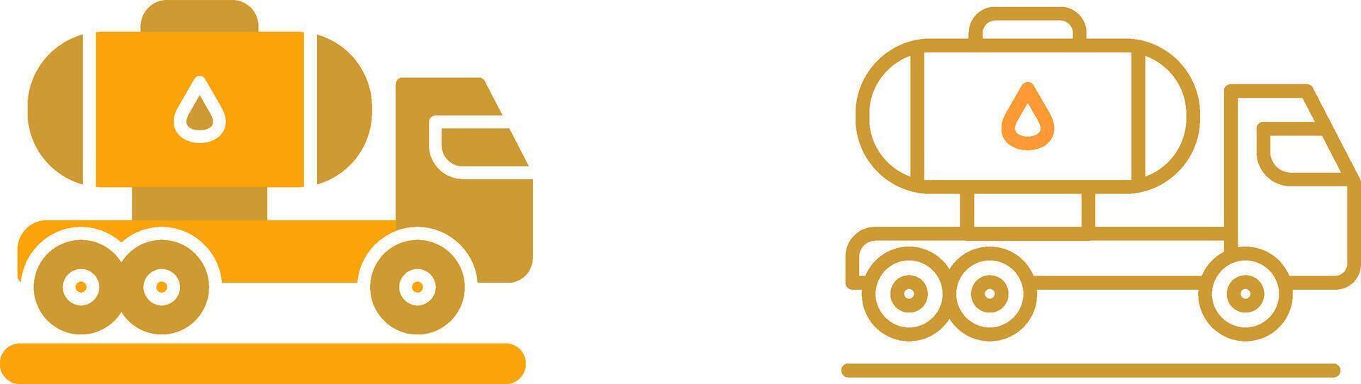 Tank Truck Vector Icon