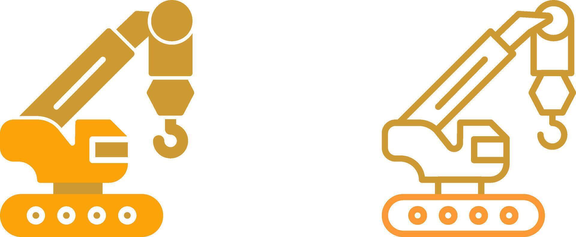 Harbor Crane Vector Icon