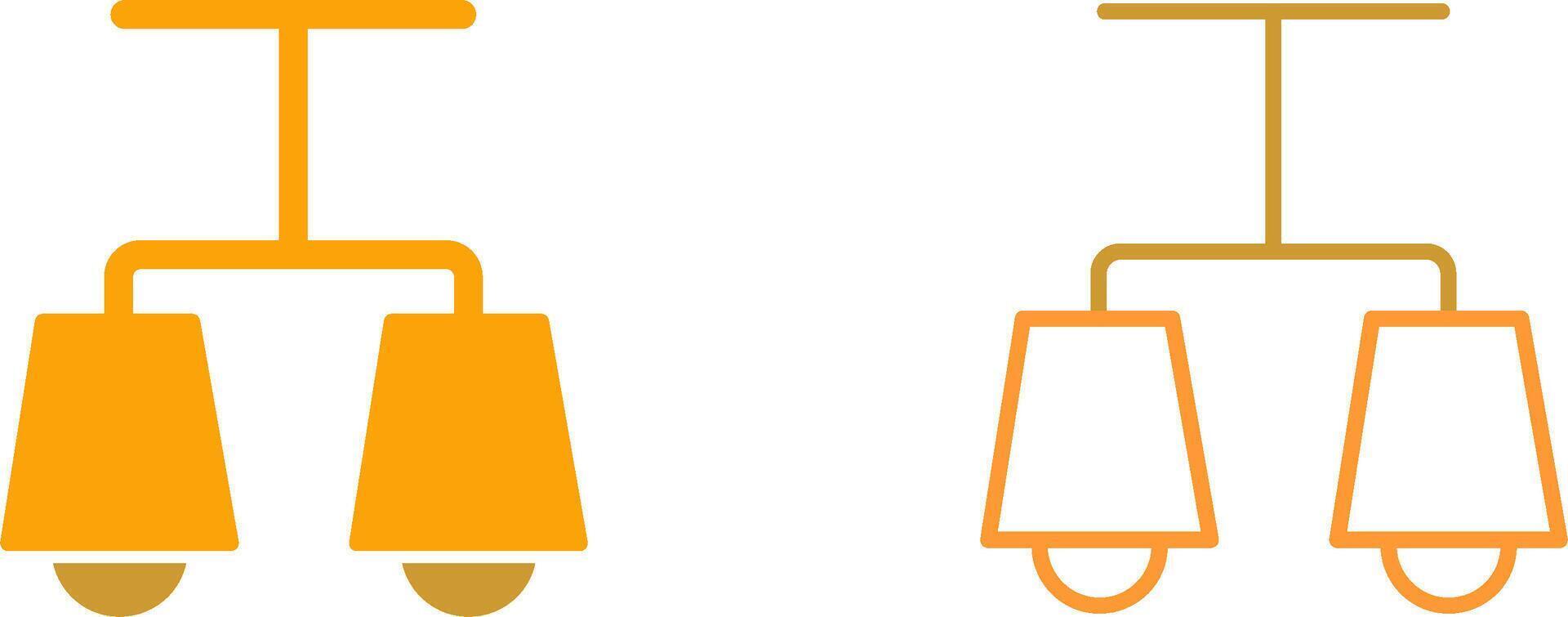 Lit Lamp Vector Icon