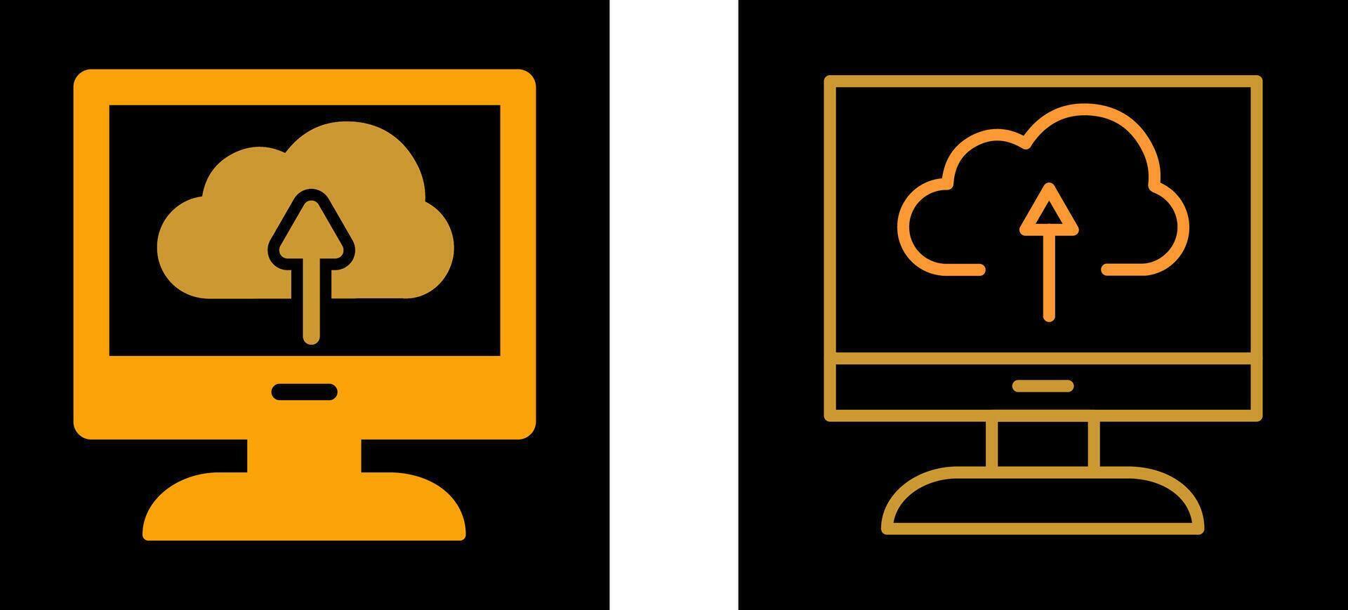 Cloud Backup Vector Icon