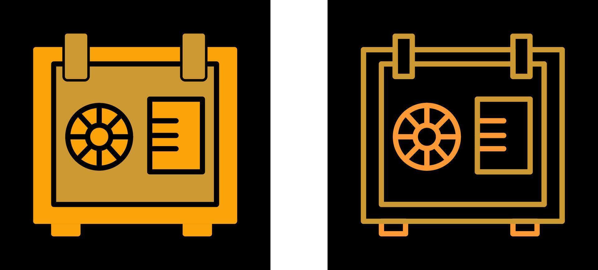 Safe Box Vector Icon