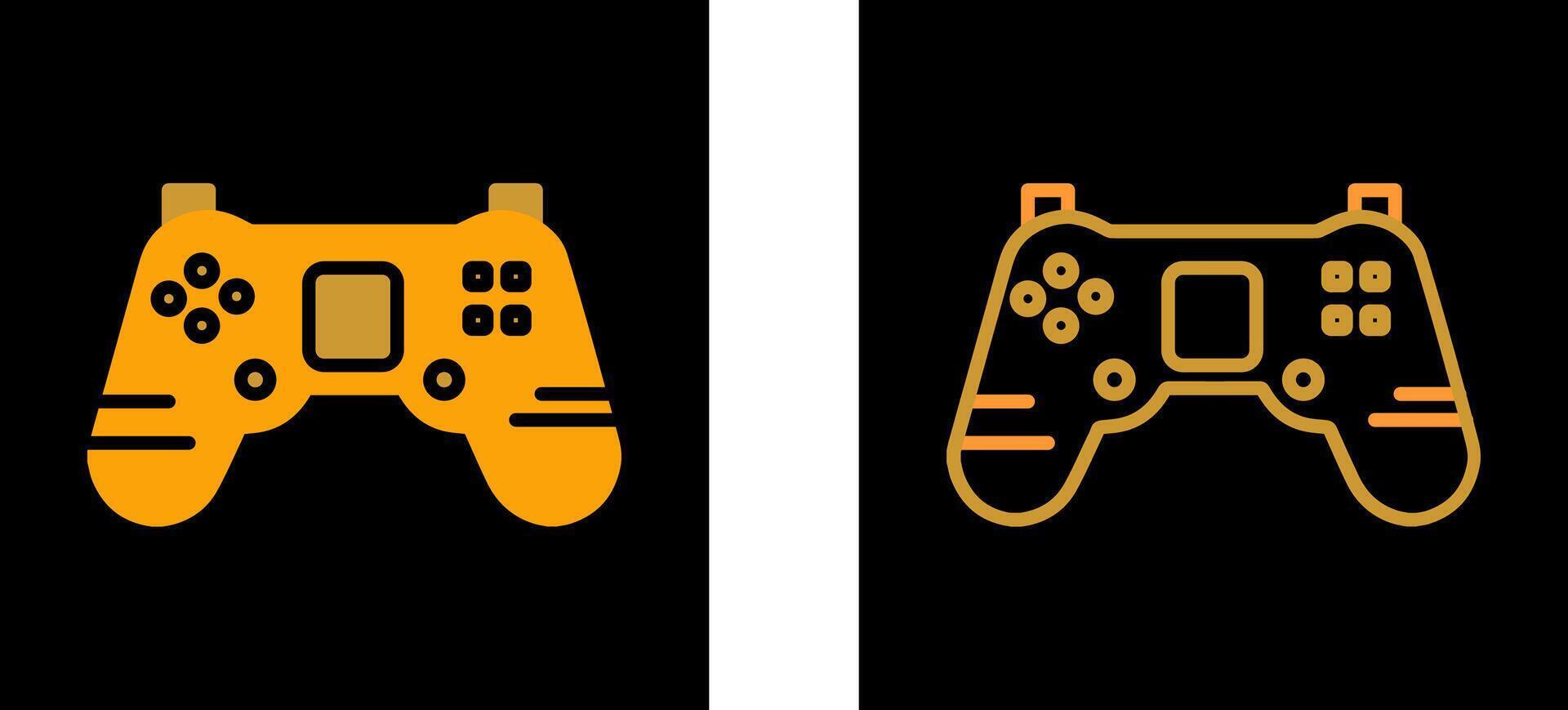 icono de vector de consola de juegos