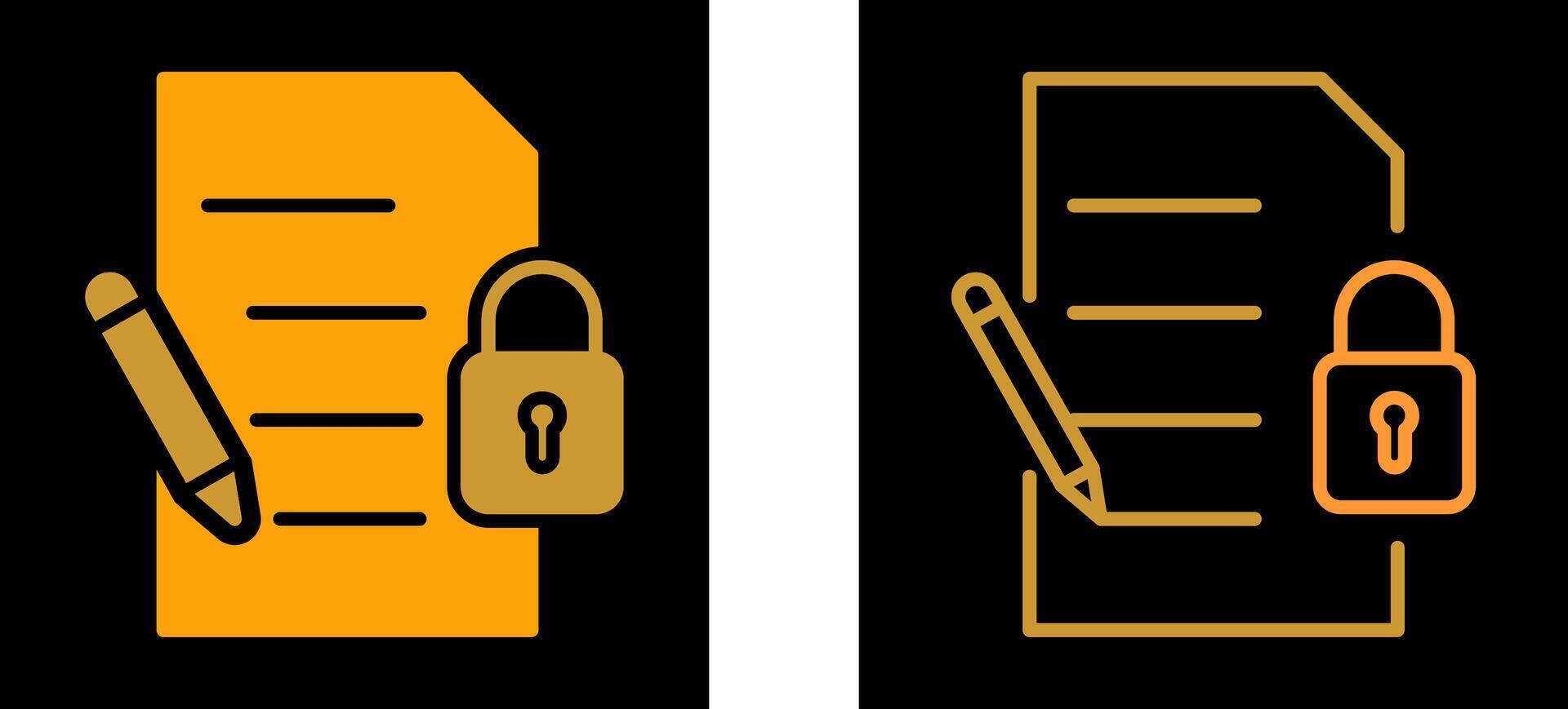 Confidentiality Vector Icon