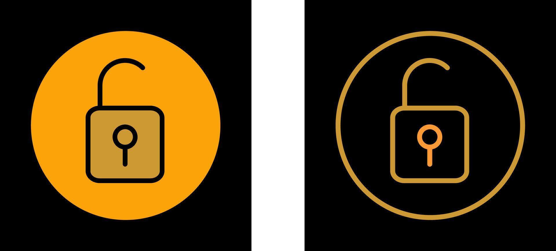 Open Lock Vector Icon