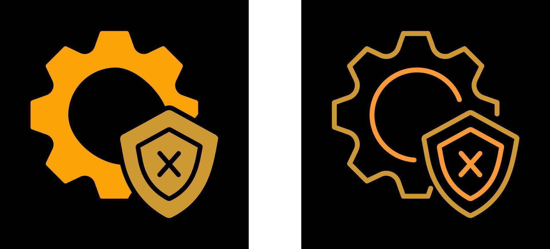 Unprotected Vector Icon