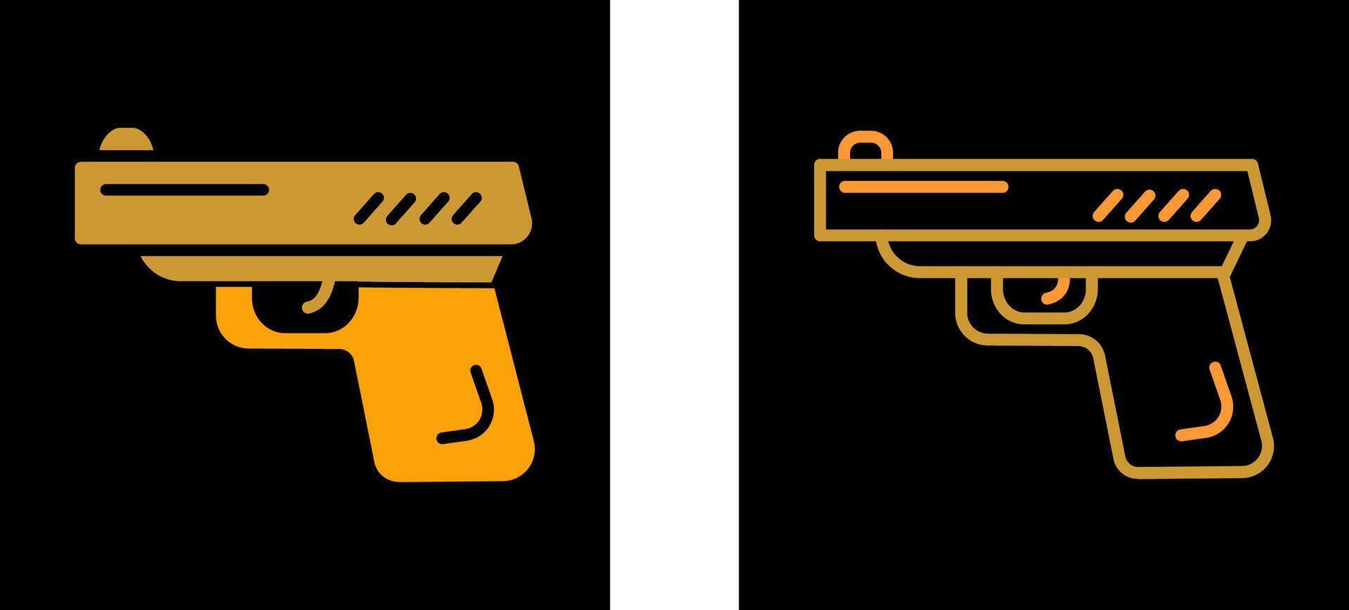 icono de vector de pistola