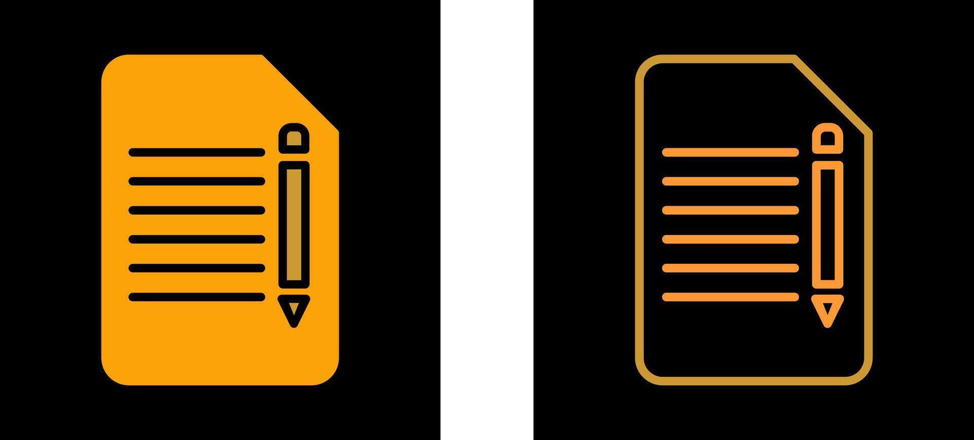 Edit Document Vector Icon