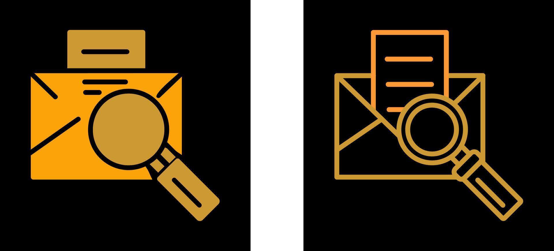 Magnifier Male Vector Icon