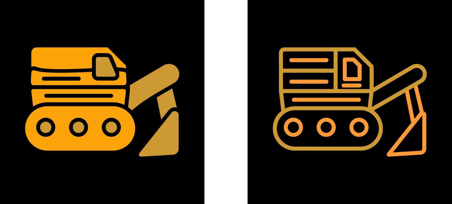 Excavator Vector Icon