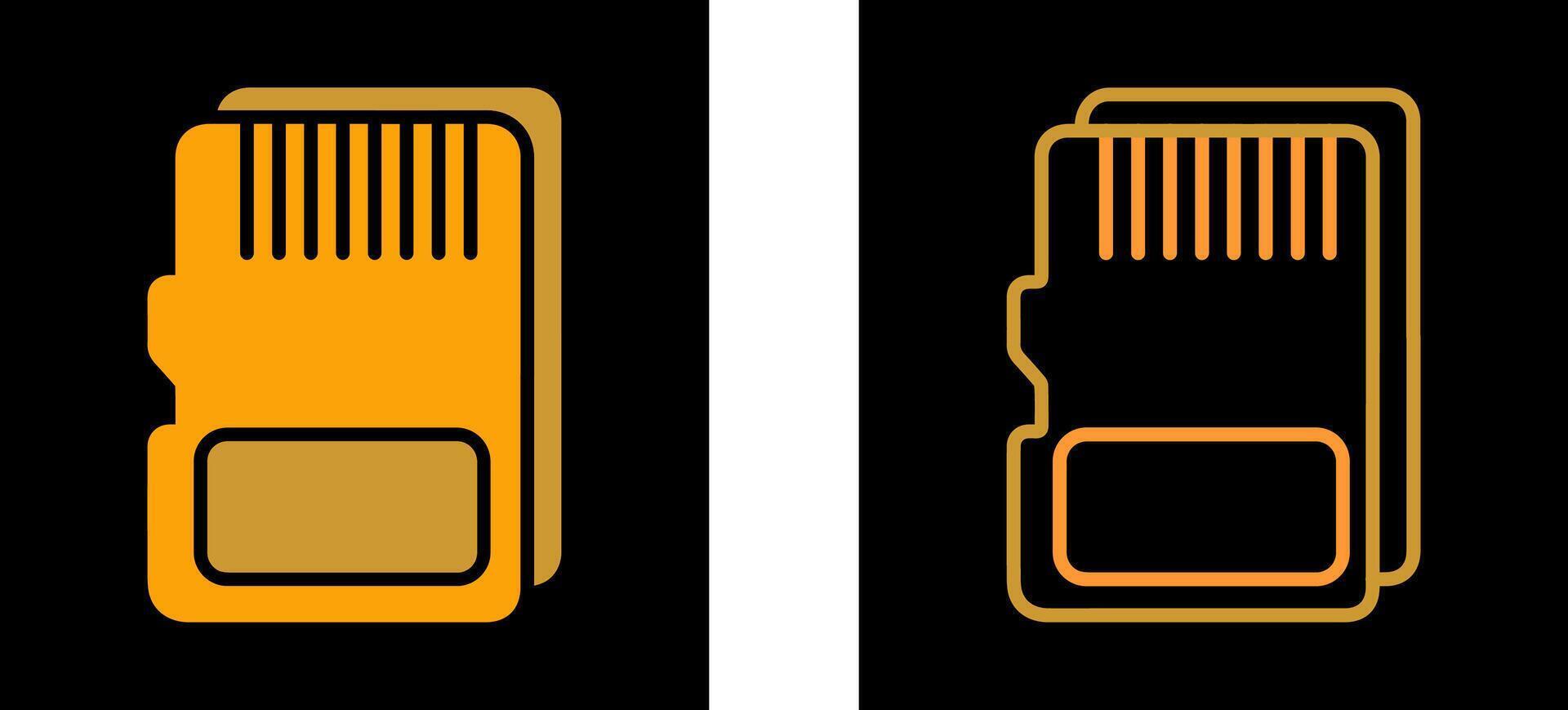 SD Card Vector Icon