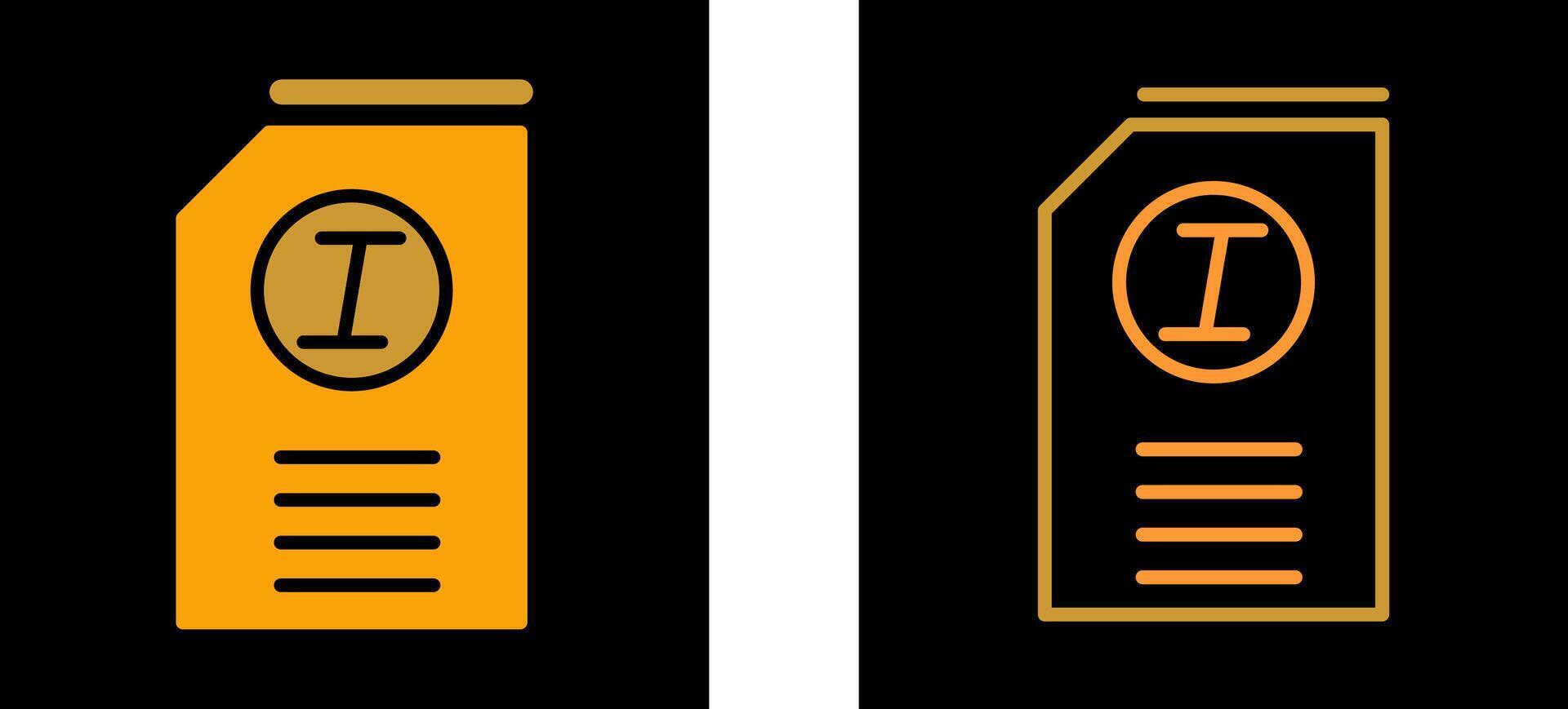 Italic Vector Icon