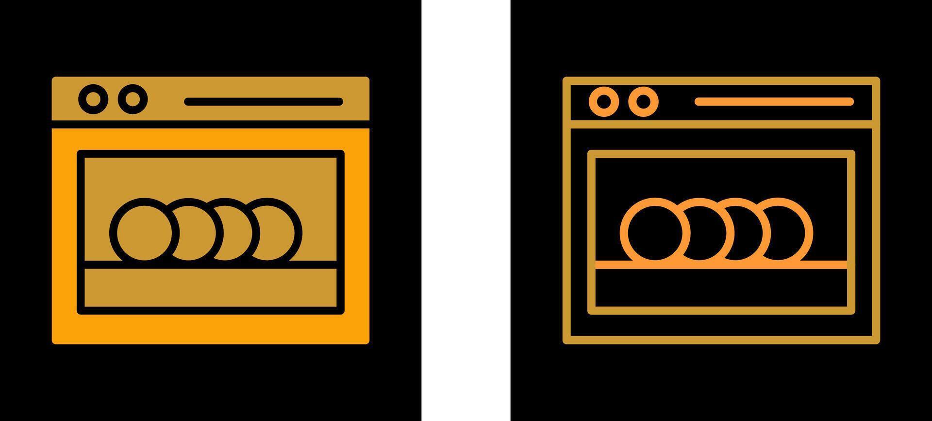 Dishwasher Vector Icon