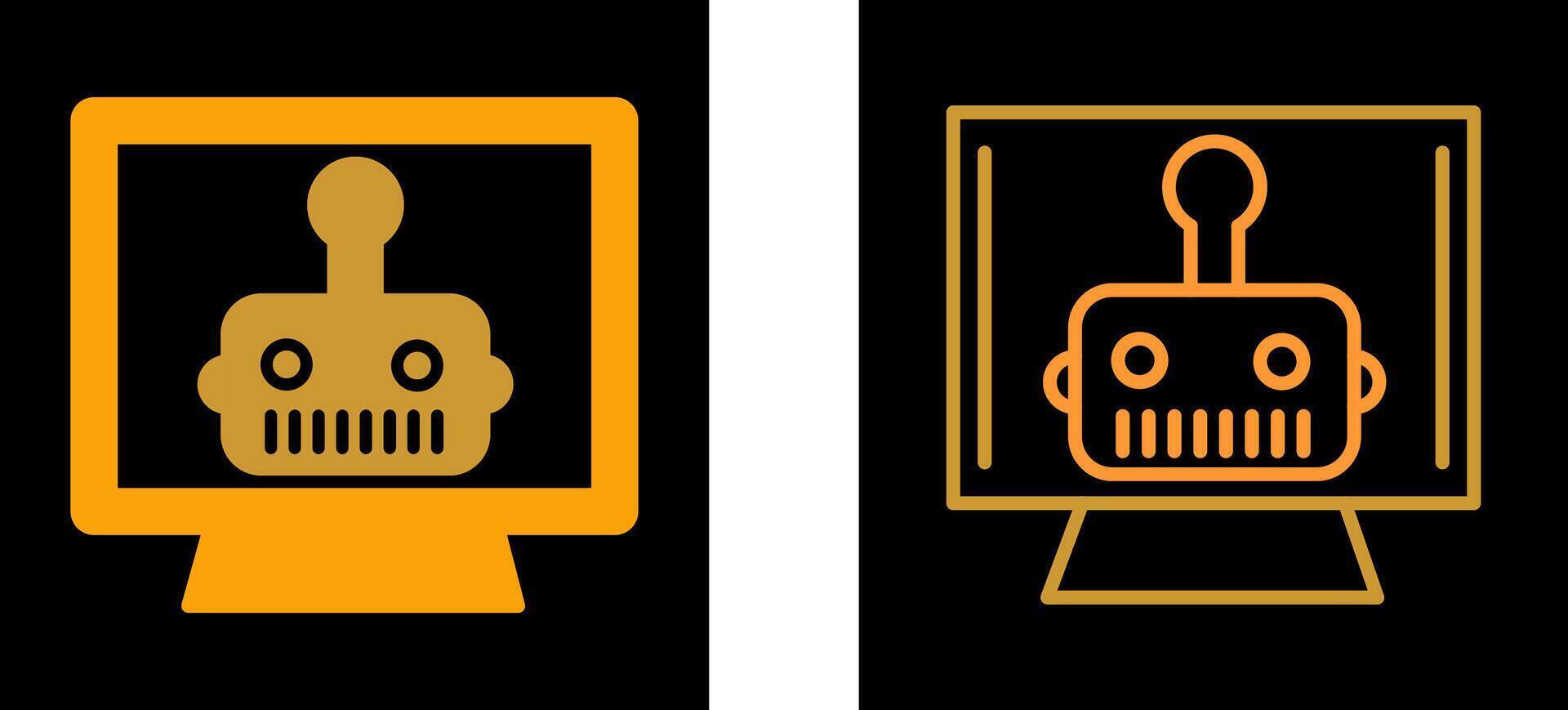 Artificial Bot Vector Icon